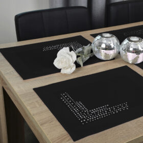 Podkładki Panama Decor – Czarny