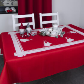Obrus Świąteczny BN17 - Czerwień