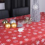 Obrus Świąteczny Śnieżynki – Czerwień Obrus Świąteczny Śnieżynki – Czerwień