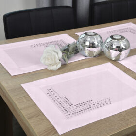 Podkładki Panama Decor – Pudrowy róż