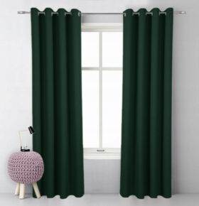Zasłona Panama – Ciemna zieleń