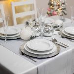 Bieżnik Brokat Lux – Srebro Bieżnik Brokat Lux – Srebro