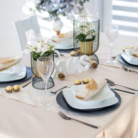 Obrus Brokat Lux – Złoto