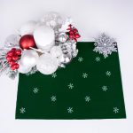 Podkładki Gwiazdki – Ciemna zieleń