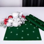 Podkładki Gwiazdki – Ciemna zieleń