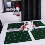 Podkładki Gwiazdki – Ciemna zieleń