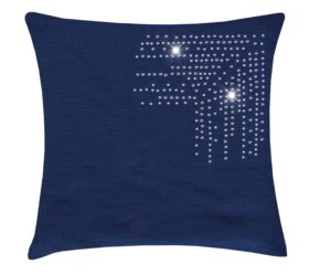 Poszewka Panama Dekor – Granatowy