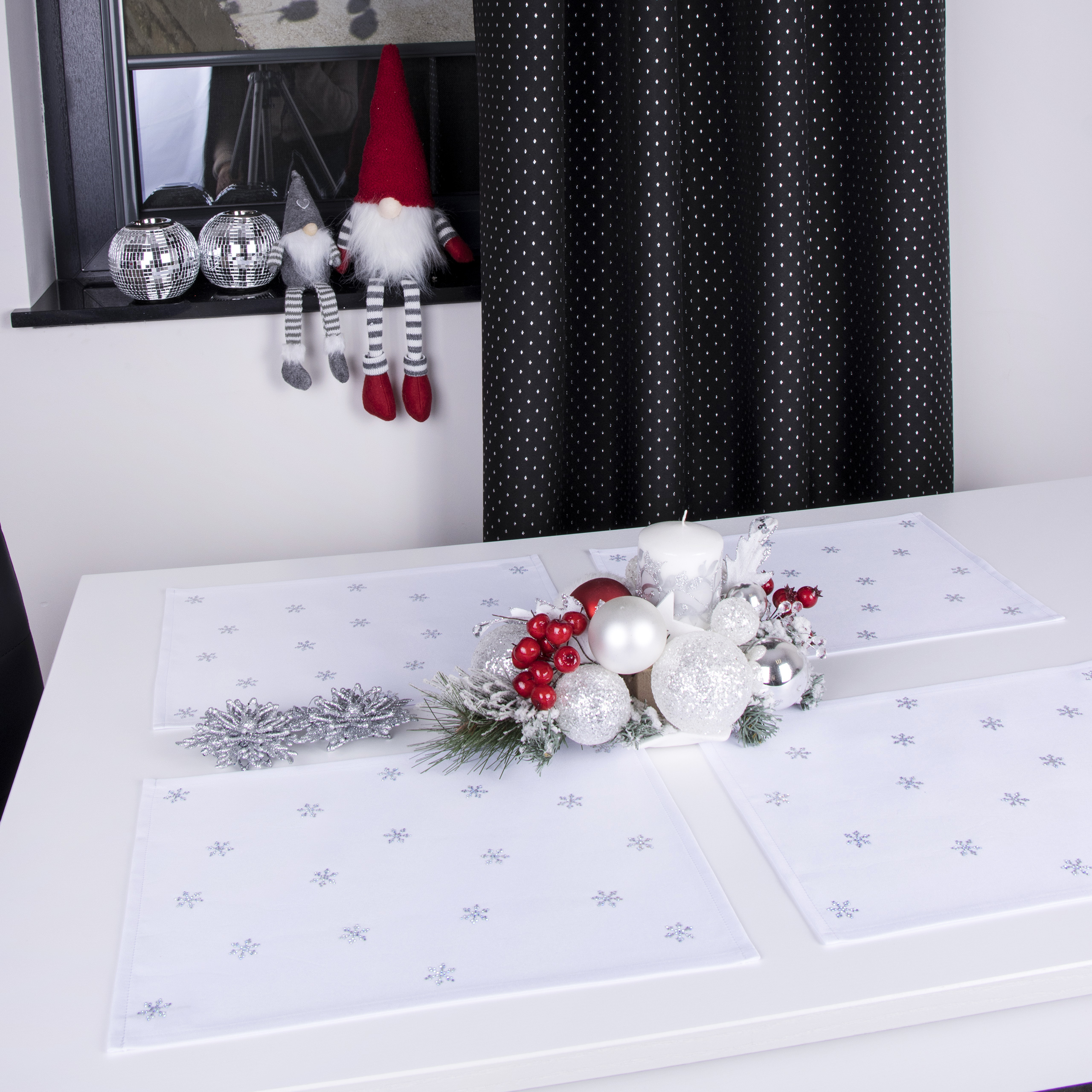 Podkładki Gwiazdki – Biel Podkładki Gwiazdki – Biel