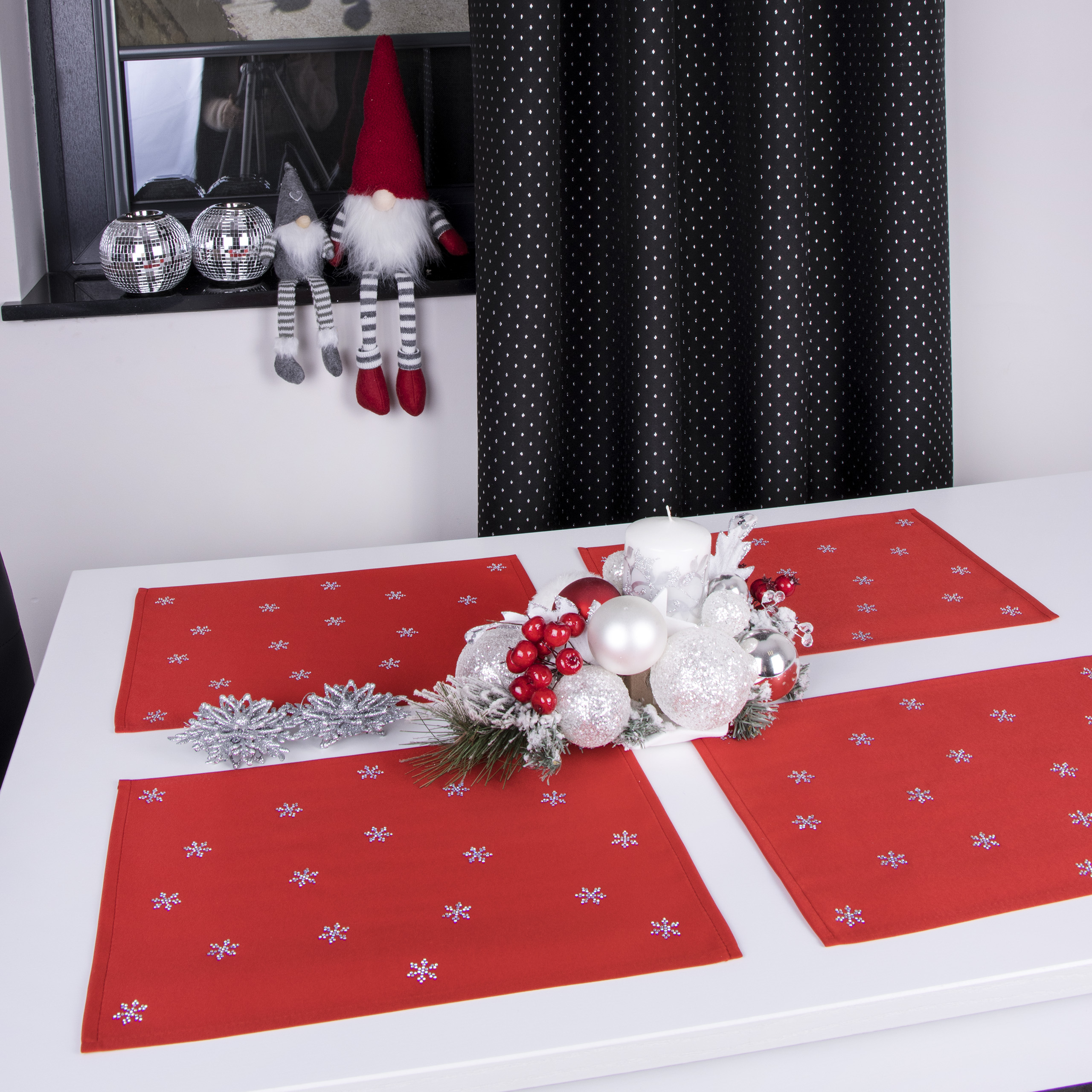 Podkładki Gwiazdki – Czerwień Podkładki Gwiazdki – Czerwień