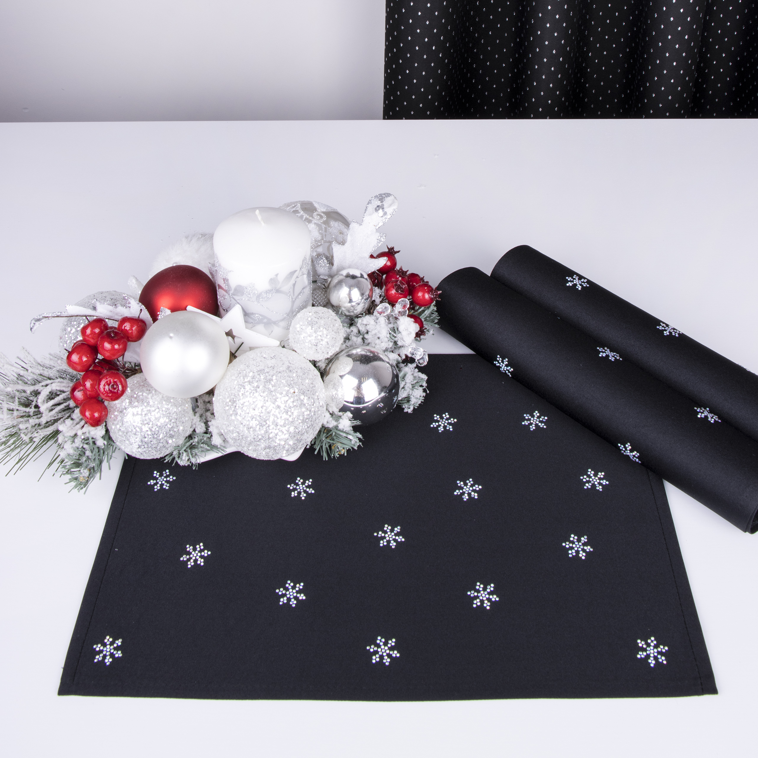 Podkładki Gwiazdki – Czarne Podkładki Gwiazdki – Czarne