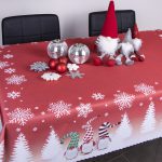 Obrus świąteczny Jodełka – Ciemna zieleń