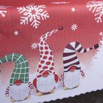 Obrus świąteczny Krasnal – Czerwony Obrus świąteczny Krasnal – Czerwony