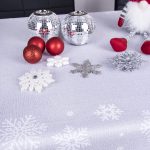 Obrus świąteczny Krasnal – Szary Obrus świąteczny Krasnal – Szary