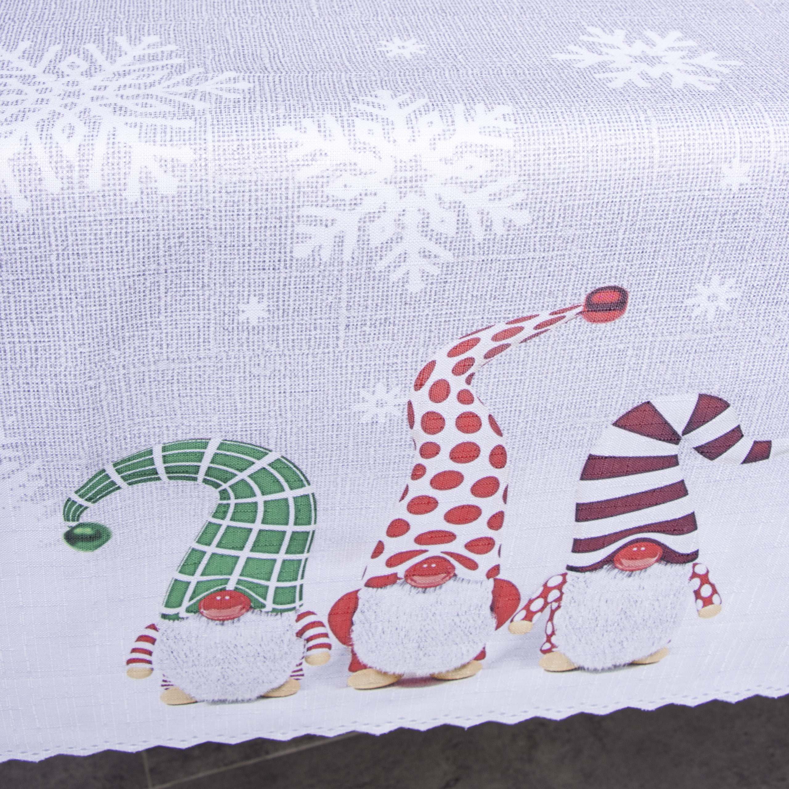 Obrus świąteczny Krasnal – Szary Obrus świąteczny Krasnal – Szary