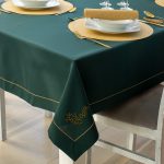 Obrus świąteczny Jodełka – Ciemna zieleń Obrus świąteczny Jodełka – Ciemna zieleń