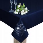 Obrus Panama Dekor – Granat