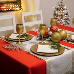 Bieżnik Kropki Lux – Złoto