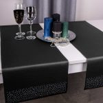 Pas Brylant – Granat ze srebrnymi dżetami