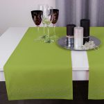 Pas Brylant – Jasna zieleń ze srebrnymi dżetami