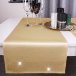 Bieżnik Brylant – Złoty ze złotymi dżetami