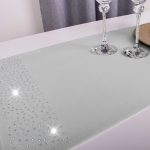 Pas Brylant – Szary ze srebrnymi dżetami