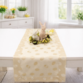 Bieżnik  Wielkanocny Gold Silver jajka – Złoto