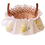 Ozdoba opaska na koszyk Wielkanocny grafit