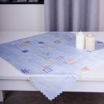 Serweta drukowana satynowa plamoodporna 75×75 kakaowa 11