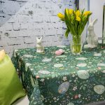 Obrus Wielkanocny 2022 – Ciemna zieleń