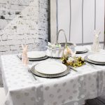 Bieżnik Wielkanocny Gold Silver jajka – Srebro