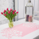 Bieżnik Dekor wz. 7 – Pudrowy róż