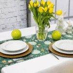 Bieżnik Wielkanocny 2022 – Ciemna zieleń