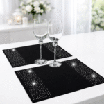 Podkładka Brylant – Czarna + Złote dżety