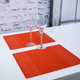 Podkładka Brylant – Czerwień + Srebrne dżety