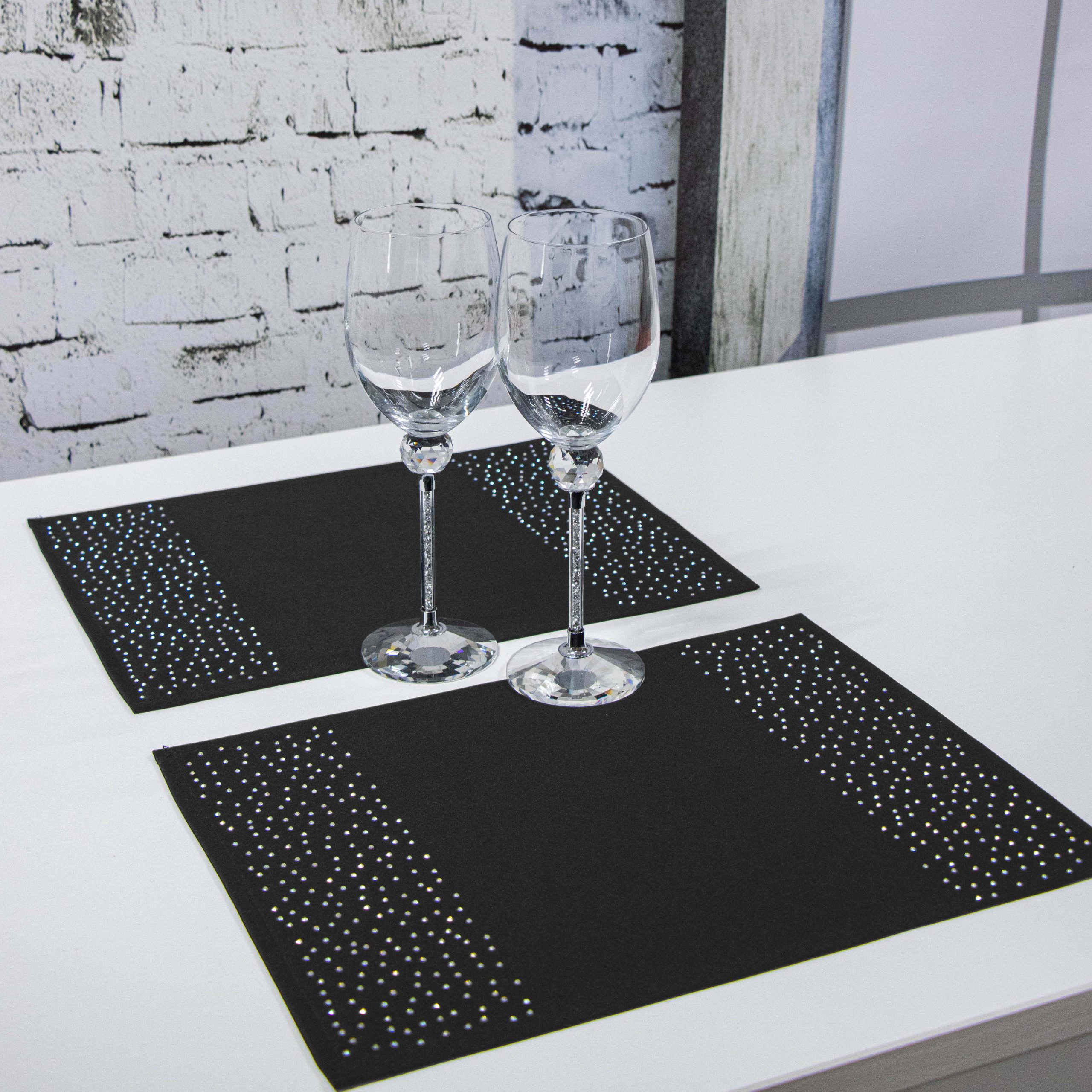 Podkładka Brylant – Grafit + Srebrne dżety Podkładka Brylant – Grafit + Srebrne dżety