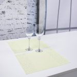 Podkładka Brylant – Jasna zieleń + Srebrne dżety