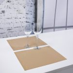 Podkładka Brylant – Kakao + Złote dżety