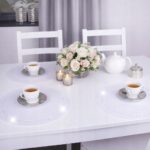 Podkładka Glamour biel Koło – Srebrne dżety