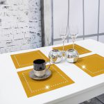 Podkładka Glamour 30×30 – Turkusowa + Srebrne dżety