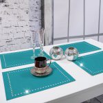 Podkładka Glamour 30×42 – Szara + Srebrne dżety