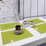 Podkładka Glamour 30×42 – Pudrowy róż + Srebrne dżety