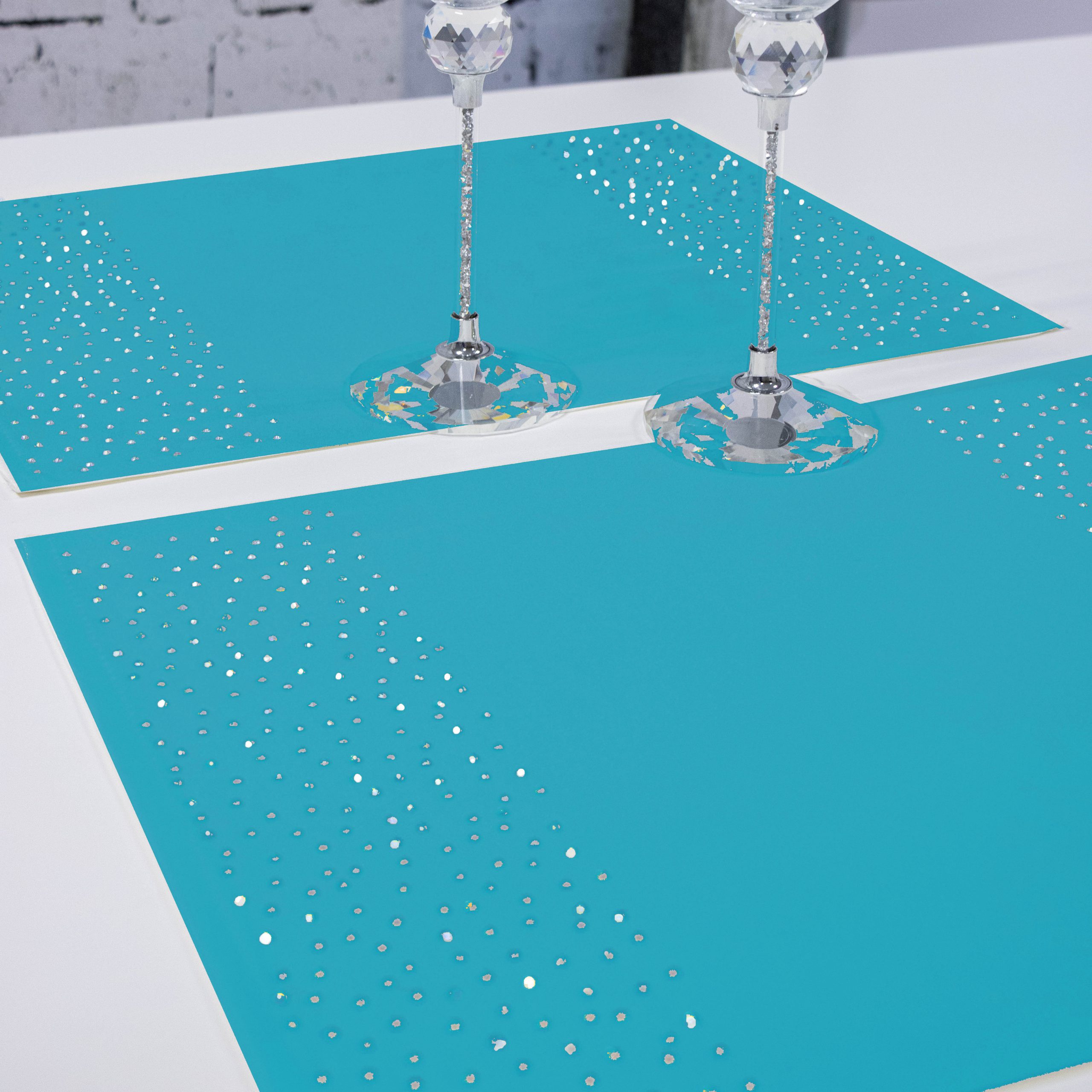 Podkładka Brylant – Turkus + Srebrne dżety Podkładka Brylant – Turkus + Srebrne dżety