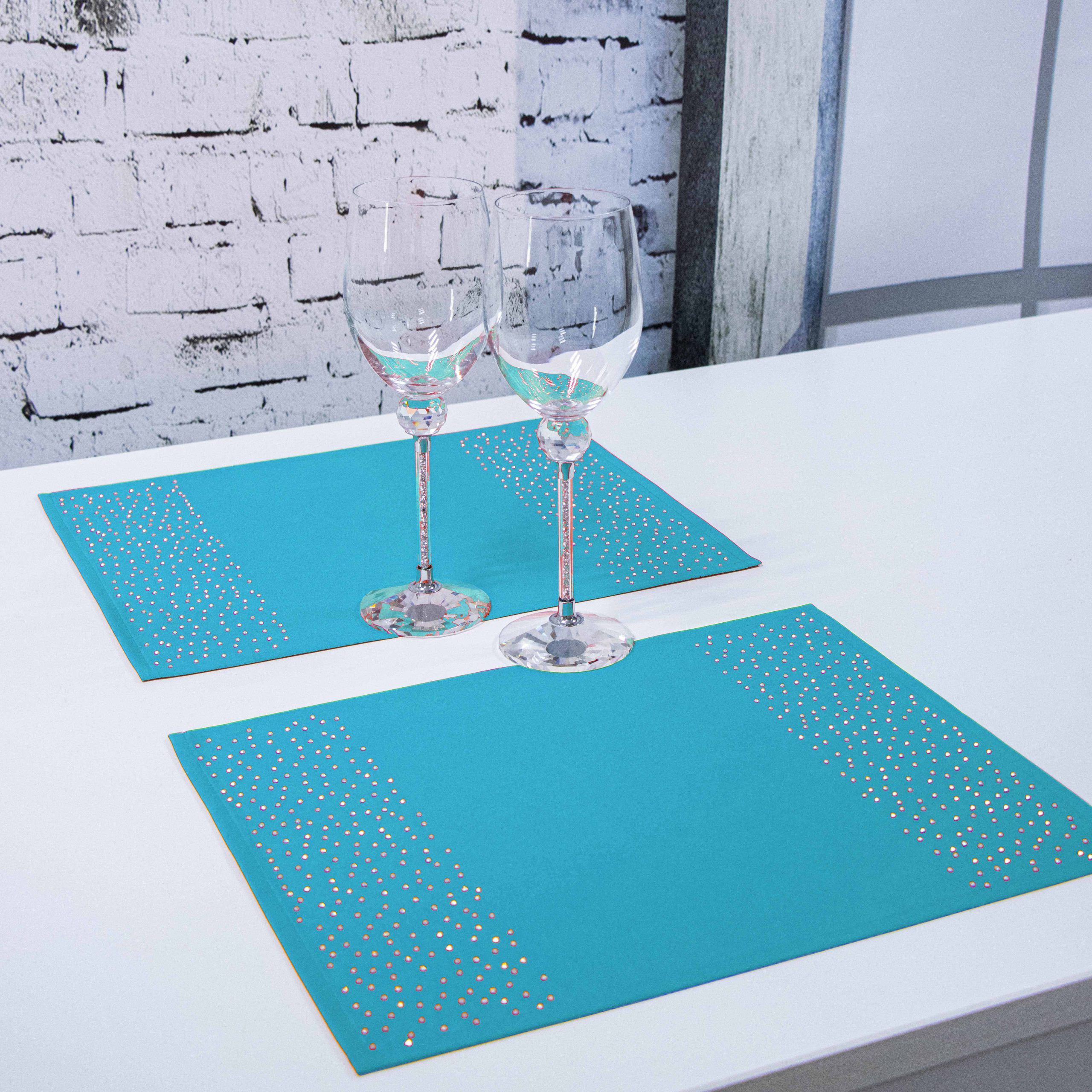 Podkładka Brylant – Turkus + Srebrne dżety Podkładka Brylant – Turkus + Srebrne dżety