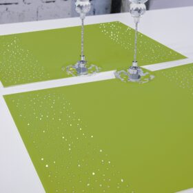 Podkładka Brylant – Jasna zieleń + Srebrne dżety Podkładka Brylant – Jasna zieleń + Srebrne dżety