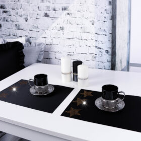 Podkładka Brylant – Turkus + Srebrne dżety