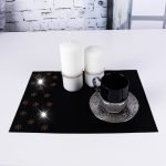 Podkładka Glamour – Śnieżynki Złoto