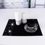 Podkładka Glamour – Małe gwiazdki Srebro