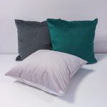 Poszewka welwetowa – Szara