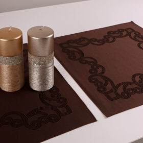 Serweta żakardowa Piano – Brąz