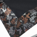 Obrus Magnat – Czarny + Srebro miedź